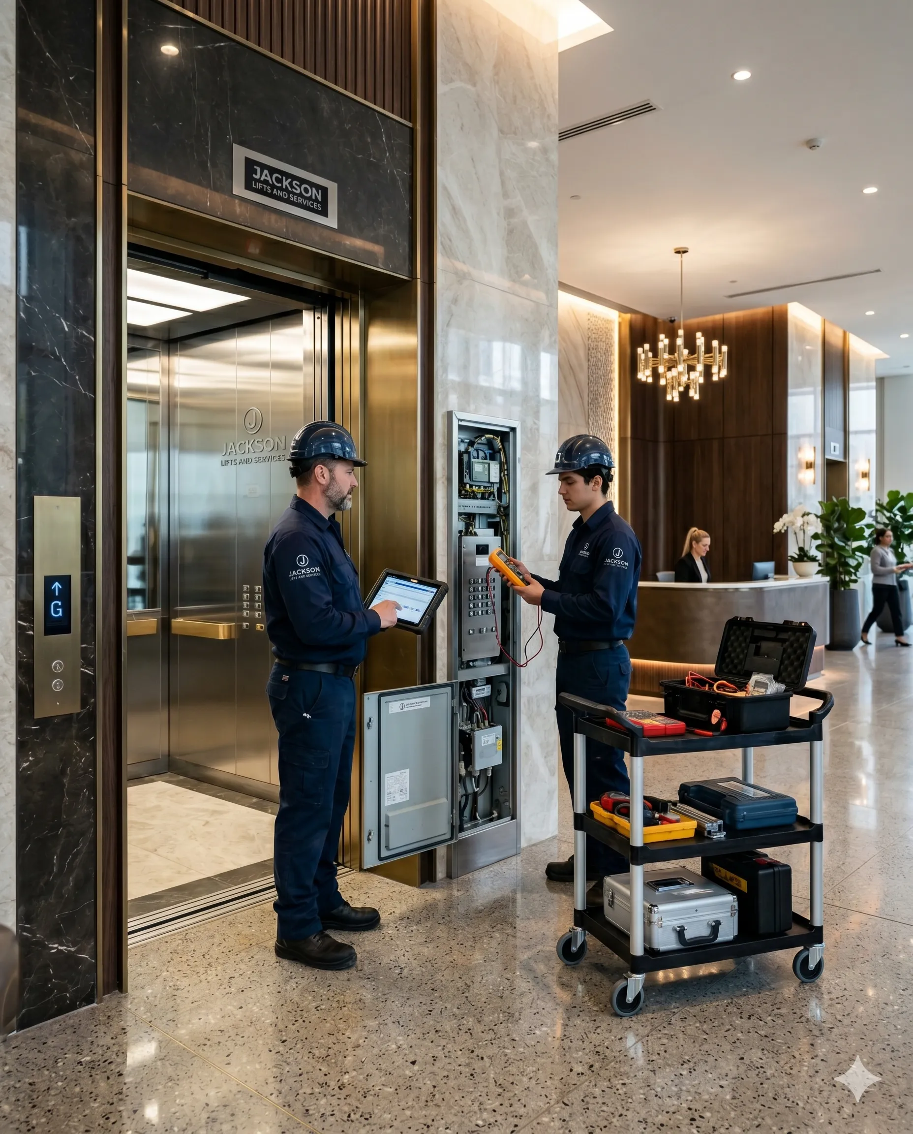 Experienced lift AMC technicians in Hyderabad
